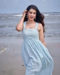Sky Blue Cotton Dress
